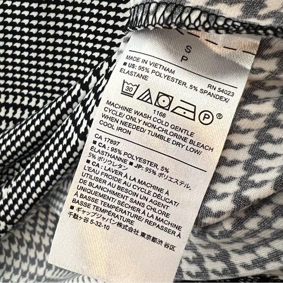 BANANA REPUBLIC Houndstooth Sleeveless Top - Picture 3 of 5